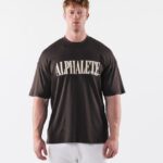 Clothing IE Alphalete Men Republic Tee Turkish Coffee Brown 2L4400505