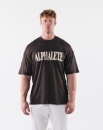 Clothing IE Alphalete Men Republic Tee Turkish Coffee Brown 2L4400505