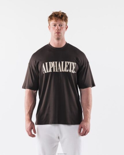 Clothing IE Alphalete Men Republic Tee Turkish Coffee Brown 2L4400505