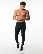 Clothing IE Alphalete Men Studio Pant Black/Silver 2L4400742 - Image 3