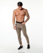 Clothing IE Alphalete Men Studio Pant Mocha Brown 2L4400736 - Image 3