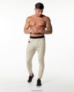 Clothing IE Alphalete Men Studio Pant Vanilla Brown 2L4400735 - Image 3