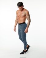 Clothing IE Alphalete Men Studio Pant Whale Blue 2L4400738 - Image 3
