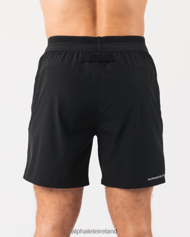 Clothing IE Alphalete Men Studio Short 6" Black/Silver 2L4400683 - Image 2