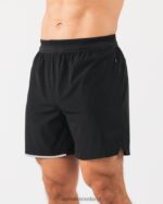 Clothing IE Alphalete Men Studio Short 6" Black/Silver 2L4400683 - Image 3
