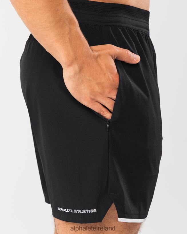 Clothing IE Alphalete Men Studio Short 6" Black/Silver 2L4400683 - Image 5