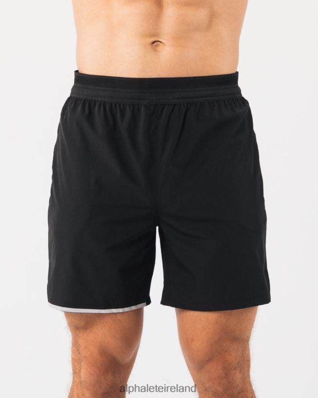 Clothing IE Alphalete Men Studio Short 6" Black/Silver 2L4400683 - Image 1