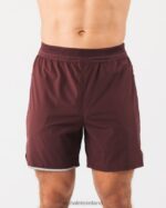 Clothing IE Alphalete Men Studio Short 6" Sangria Red 2L4400681