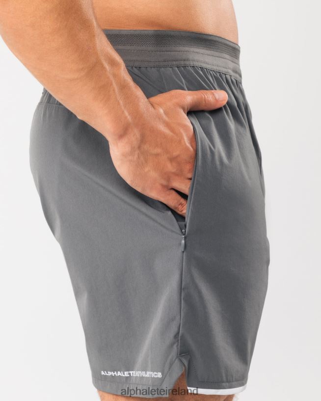Clothing IE Alphalete Men Studio Short 6" Smoke Grey 2L4400682 - Image 5