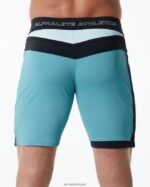 Clothing IE Alphalete Men Trident Competition Short Teal 2L4400744 - Image 2