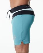 Clothing IE Alphalete Men Trident Competition Short Teal 2L4400744 - Image 3