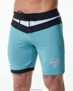 Clothing IE Alphalete Men Trident Competition Short Teal 2L4400744 - Image 4