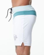 Clothing IE Alphalete Men Trident Competition Short White 2L4400743 - Image 3