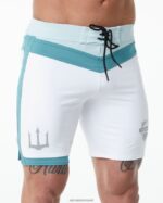 Clothing IE Alphalete Men Trident Competition Short White 2L4400743 - Image 5