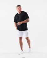 Clothing IE Alphalete Men Wolf Head Airtech Tee Black 2L4400523 - Image 2