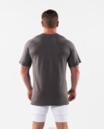 Clothing IE Alphalete Men Wolf Head Airtech Tee Dusty Concrete Grey 2L4400518 - Image 4