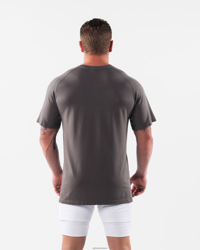 Clothing IE Alphalete Men Wolf Head Airtech Tee Dusty Concrete Grey 2L4400518 - Image 4