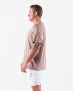 Clothing IE Alphalete Men Wolf Head Airtech Tee Porcelain Brown 2L4400514 - Image 3