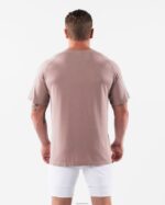 Clothing IE Alphalete Men Wolf Head Airtech Tee Porcelain Brown 2L4400514 - Image 4
