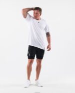 Clothing IE Alphalete Men Wolf Head Airtech Tee White 2L4400508 - Image 2