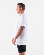 Clothing IE Alphalete Men Wolf Head Airtech Tee White 2L4400508 - Image 3