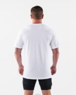 Clothing IE Alphalete Men Wolf Head Airtech Tee White 2L4400508 - Image 4