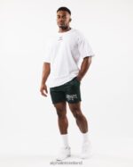 Clothing IE Alphalete Men Wolf Head Mesh Short 6" Evergreen 2L4400660 - Image 2