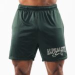 Clothing IE Alphalete Men Wolf Head Mesh Short 6" Evergreen 2L4400660