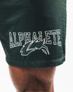 Clothing IE Alphalete Men Wolf Head Mesh Short 6" Evergreen 2L4400660 - Image 6