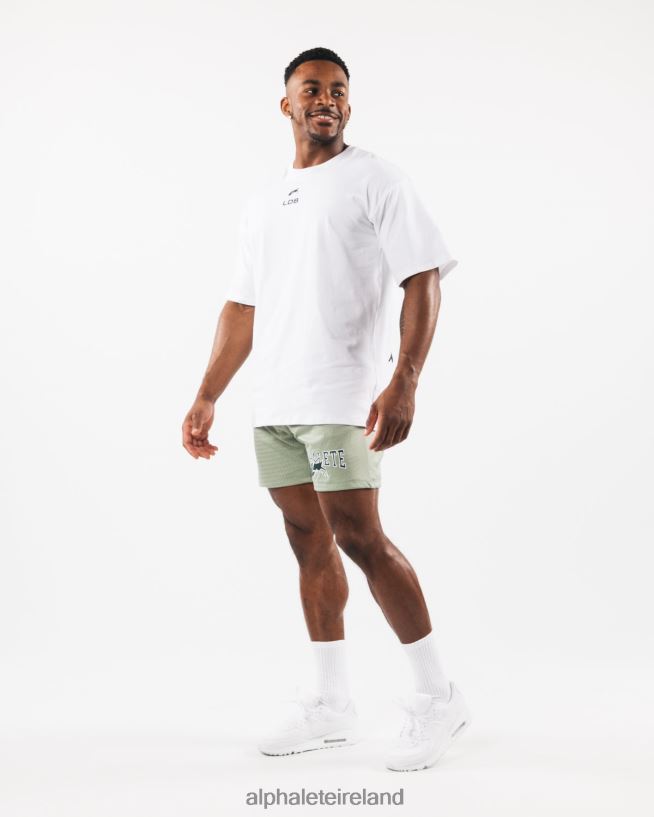Clothing IE Alphalete Men Wolf Head Mesh Short 6" Sage Green 2L4400661 - Image 2