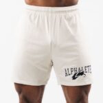 Clothing IE Alphalete Men Wolf Head Mesh Short 6" Sea Shell Brown 2L4400658