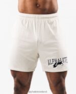 Clothing IE Alphalete Men Wolf Head Mesh Short 6" Sea Shell Brown 2L4400658