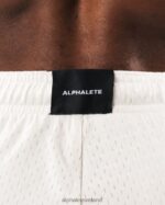 Clothing IE Alphalete Men Wolf Head Mesh Short 6" Sea Shell Brown 2L4400658 - Image 5