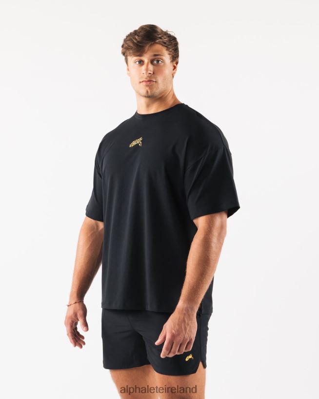 clothing_ie_alphalete_men_wolf_head_paisley_print_tee_black_2l4400531.jpg Clothing IE Alphalete Men Wolf Head Paisley Print Tee Black 2L4400531 - Image 1