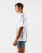 Clothing IE Alphalete Men Wolf Head Paisley Print Tee White 2L4400525 - Image 3