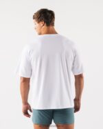 Clothing IE Alphalete Men Wolf Head Paisley Print Tee White 2L4400525 - Image 4