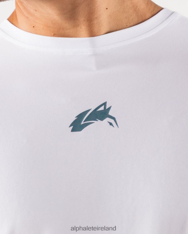Clothing IE Alphalete Men Wolf Head Paisley Print Tee White 2L4400525 - Image 5