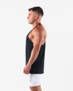 Clothing IE Alphalete Men Wolf Head Stringer Black 2L4400562 - Image 3
