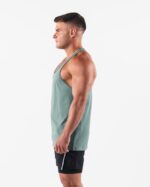 Clothing IE Alphalete Men Wolf Head Stringer Sage Green 2L4400561 - Image 3