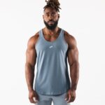 Clothing IE Alphalete Men Wolf Head Tank Glacier Blue 2L4400566