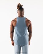 Clothing IE Alphalete Men Wolf Head Tank Glacier Blue 2L4400566 - Image 4