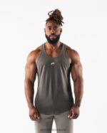 Clothing IE Alphalete Men Wolf Head Tank Pewter Brown 2L4400568