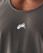 Clothing IE Alphalete Men Wolf Head Tank Pewter Brown 2L4400568 - Image 5