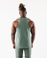 Clothing IE Alphalete Men Wolf Head Tank Sage Green 2L4400567 - Image 4