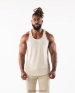 Clothing IE Alphalete Men Wolf Head Tank Sea Salt Brown 2L4400564
