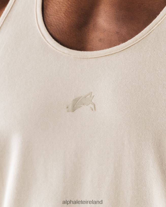 Clothing IE Alphalete Men Wolf Head Tank Sea Salt Brown 2L4400564 - Image 5