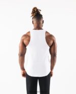 Clothing IE Alphalete Men Wolf Head Tank White/Pewter 2L4400563 - Image 4