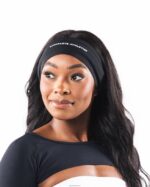 Clothing IE Alphalete Unisex AA Airtech Headband Black 2L4400478 - Image 5