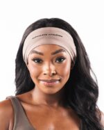 Clothing IE Alphalete Unisex AA Airtech Headband Creamy Beige Brown 2L4400477 - Image 3