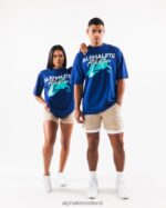 Clothing IE Alphalete Unisex AA Beach Tee Royal Blue 2L4400220